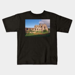 Melrose Abbey , the Borders, Scotland Kids T-Shirt